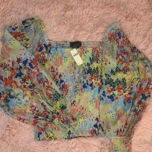 NWT Anthropologie Smocked Top